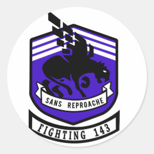 Sticker Rond Chiens de VF-143 Pukin