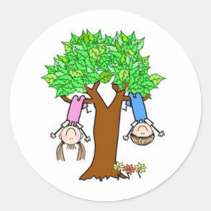 Sticker Rond Chiffres de bâton