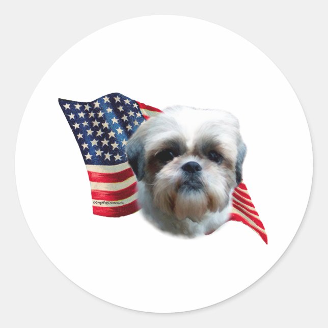 Sticker Rond Chih Tzu (Devant)