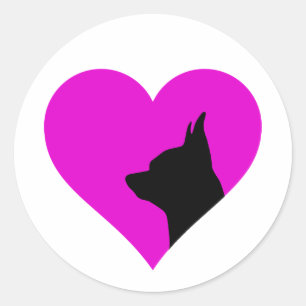 Sticker Rond Chihuahua