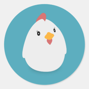 Sticker Rond Chiken
