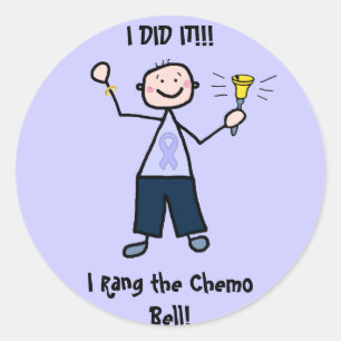 Sticker Rond Chimio Bell - le Général Cancer Male