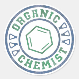 Sticker Rond Chimiste biologique
