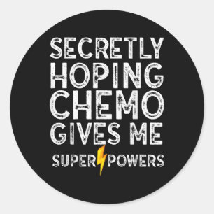 Sticker Rond Chimo Espérer Secret Superpuissances-rayonnement C