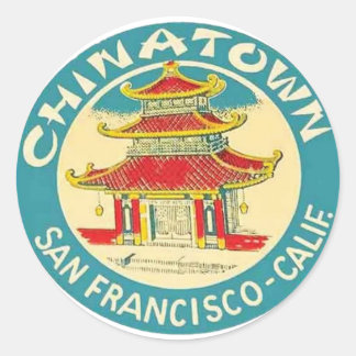 Sticker Rond Chinatown, SF