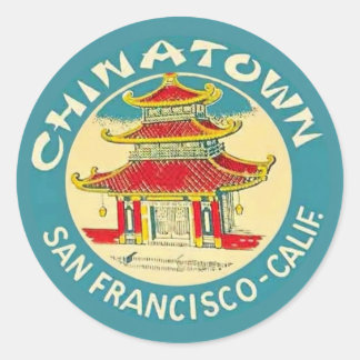 Sticker Rond Chinatown, SF