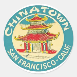 Sticker Rond Chinatown, SF