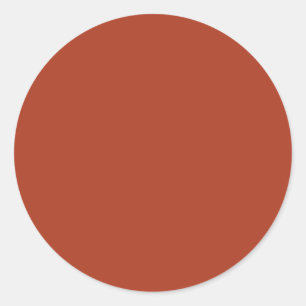 Sticker Rond Chinois rouge élégant monochromatique