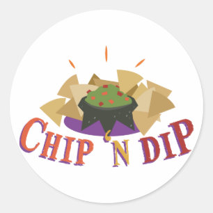 Sticker Rond Chip N