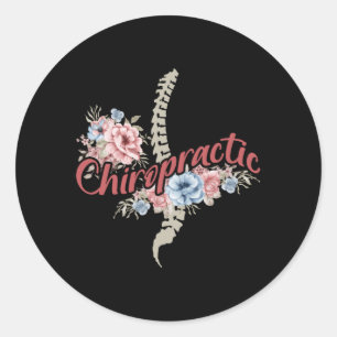 Sticker Rond Chiropratique