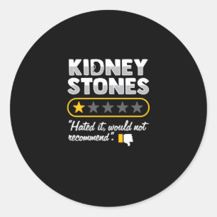 Sticker Rond Chirurgie de pierre de rein récupération