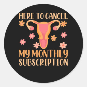 Sticker Rond Chirurgie Uterus Suppression Hystérectomie Récupér