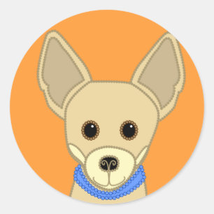Sticker Rond Chiwawa de LiL
