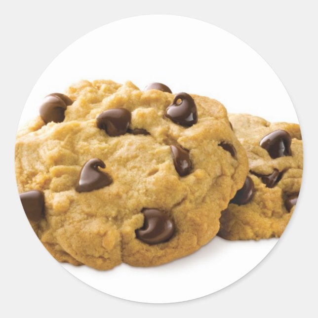 Sticker Rond Chocolat de biscuit (Devant)