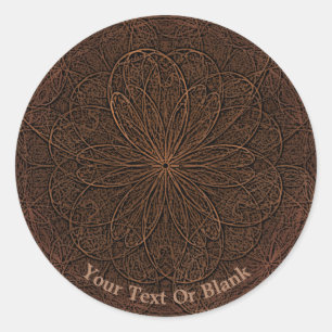 Sticker Rond Chocolate icing