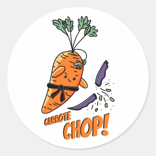 Sticker Rond Chop de carrosserie ! (Devant)