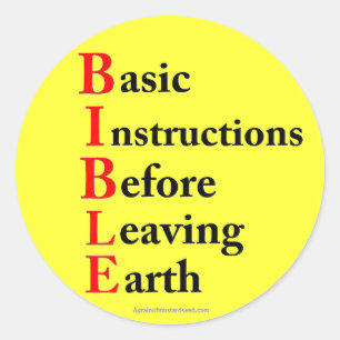 Sticker Rond chrétien