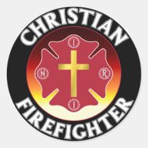 Christian Firefighter Croix Rouge St Florian INRI