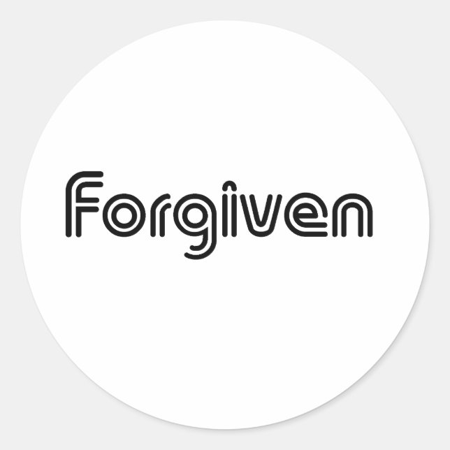 Sticker Rond Christian Pardon (Devant)