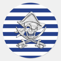 Chromes Like Pirate on Nautical Stripes