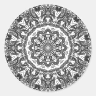 Sticker Rond Chrystal Kaleidoscope 06