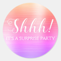 Chut ! Fête d'anniversaire surprise - Arc en ciel