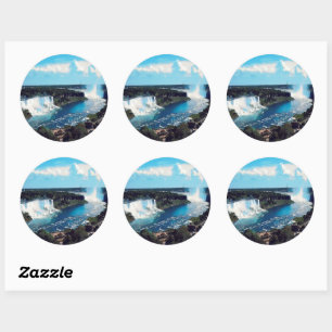 Sticker Rond CHUTES NIAGARA - voir