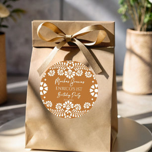 Sticker Rond Cielito lindo terracotta