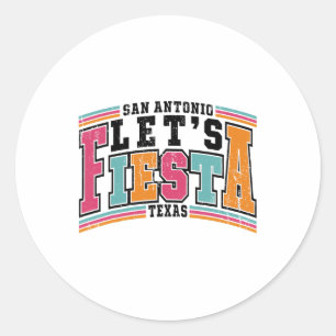 Sticker Rond Cinco De Mayo 2024 Fiesta Squad Fiesta San Antonio