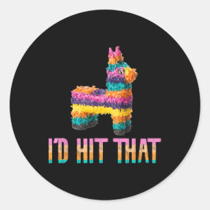 Sticker Rond Cinco De Mayo Pinata Drôle - Je Frapperais Ça