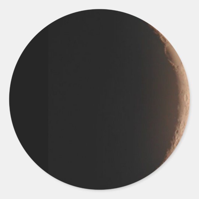 Sticker Rond cirage de la lune (Devant)