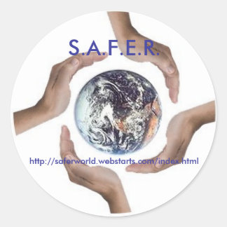 Sticker Rond Circle_of_Hands, S.A.F.E.R., http://saferworld....