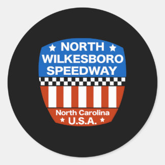 Sticker Rond Circuit automobile de North Wilkesboro