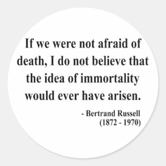 Sticker Rond Citation 1a de Bertrand Russell