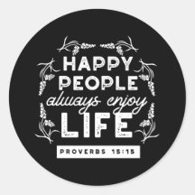 Citation chrétienne inspirante de Proverbes 15:15