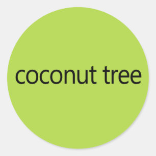 Sticker Rond Citation de Kamala Harris sur le cocotier 2024
