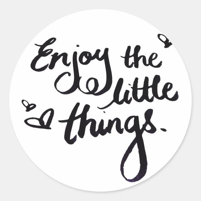 Sticker Rond Citation De Positivité Inspirationnelle (Devant)