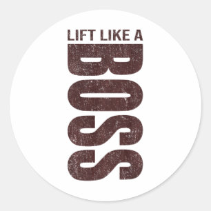 Sticker Rond Citation Fitness Y2k Gym Entraînement Discipline Y