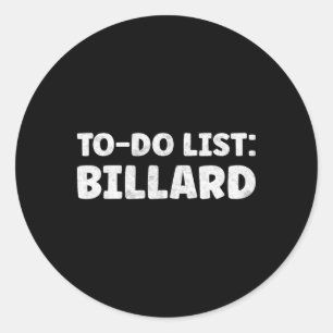Sticker Rond Citations Amusantes Billard Citations Piscine Inté