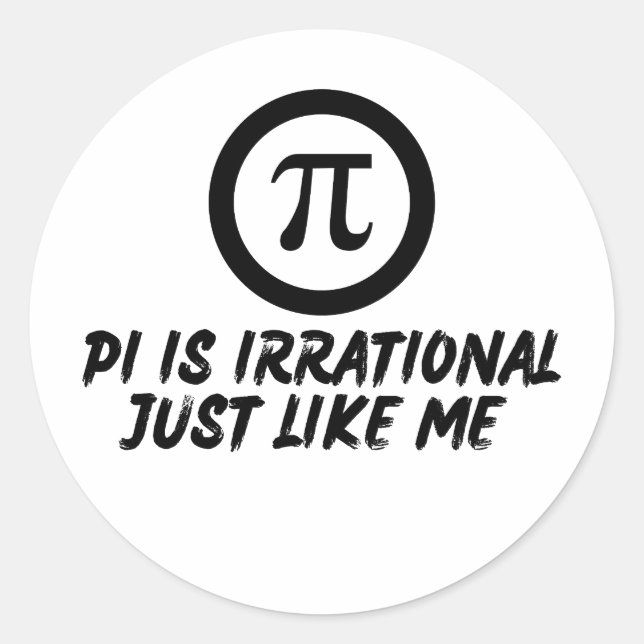 STICKER ROND CITATIONS DE LA JOURNÉE PI POUR LA VIE, LES AMOURE (Devant)