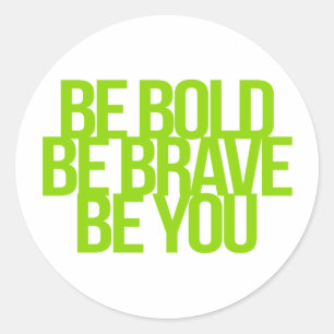 Sticker Rond Citations inspirées et de motivation