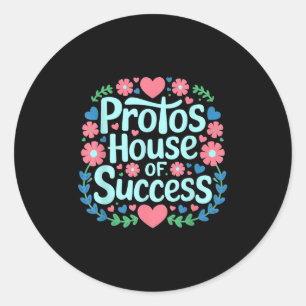 Sticker Rond Citations Motivationnelles Pour Le Succès, Positiv