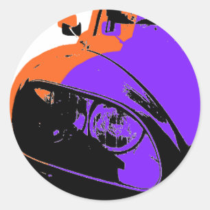 Sticker Rond Citroen DS