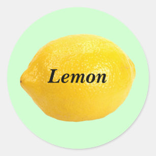 Sticker Rond Citron