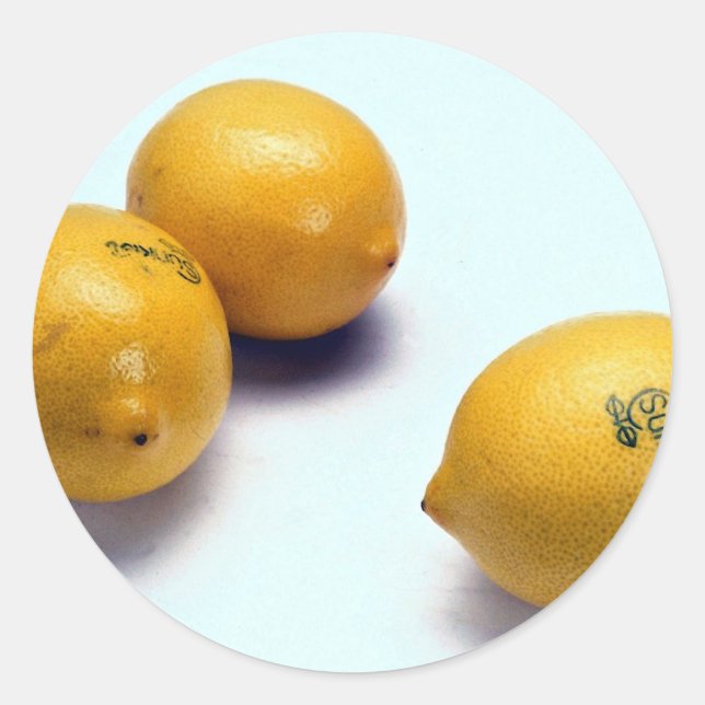 Sticker Rond Citrons (Devant)