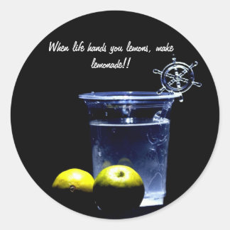 Sticker Rond Citrons !
