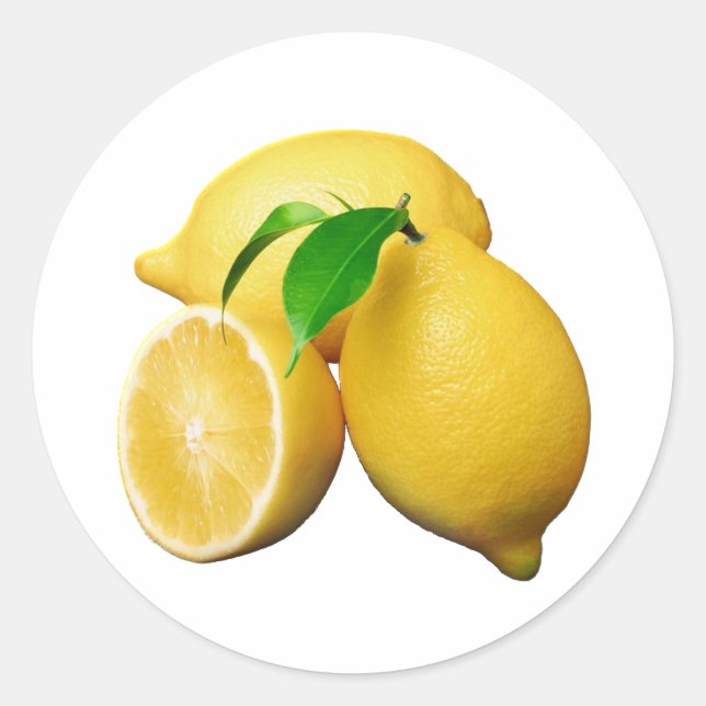 Sticker Rond Citrons (Devant)