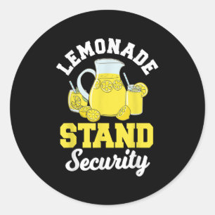 Sticker Rond Citrons citron de sécurité de socle citron Citrus 
