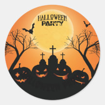 Citrouille de la fête d'Halloween noir orange