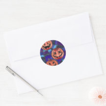 Citrouilles d'Halloween effrayantes Toile d'araign